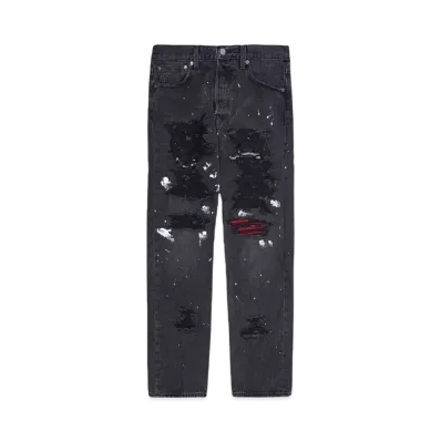 HYPE DROP x INNOCENCE NYC EXCLUSIVE DESTROY DENIM PANTS 34inch "Black"