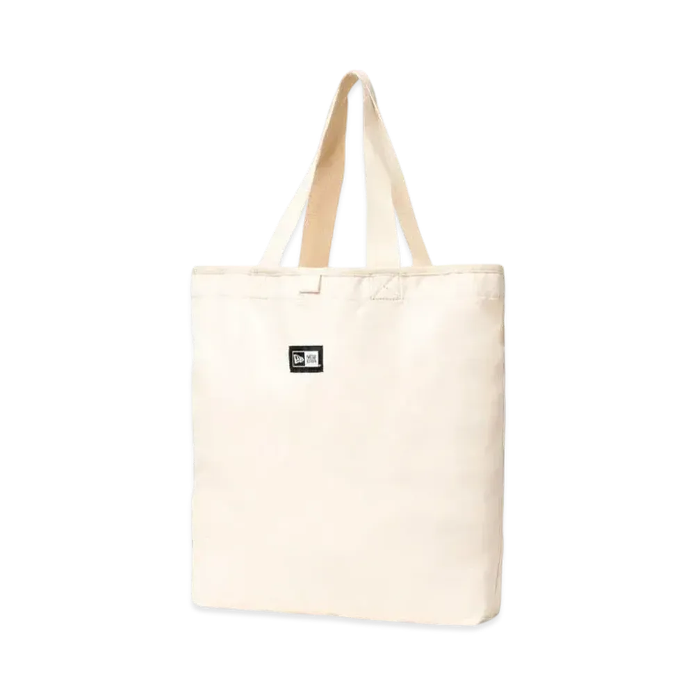 NEW ERA Light Tote Bag 14L Box Logo "Ivory"