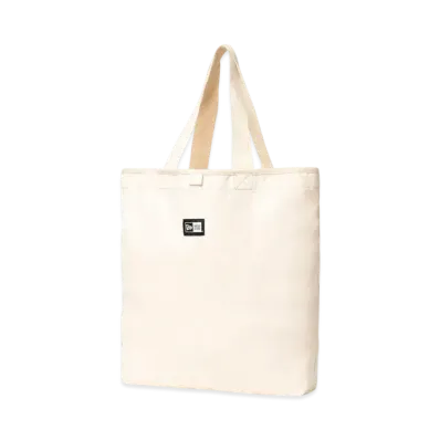 NEW ERA Light Tote Bag 14L Box Logo "Ivory"