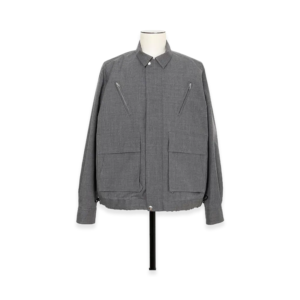 sacai Suiting Blouson "Gray"