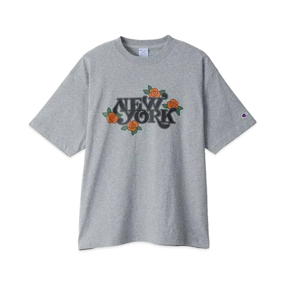 Champion x Yusuke Komori Short Sleeve T-Shirt "Oxford Gray"