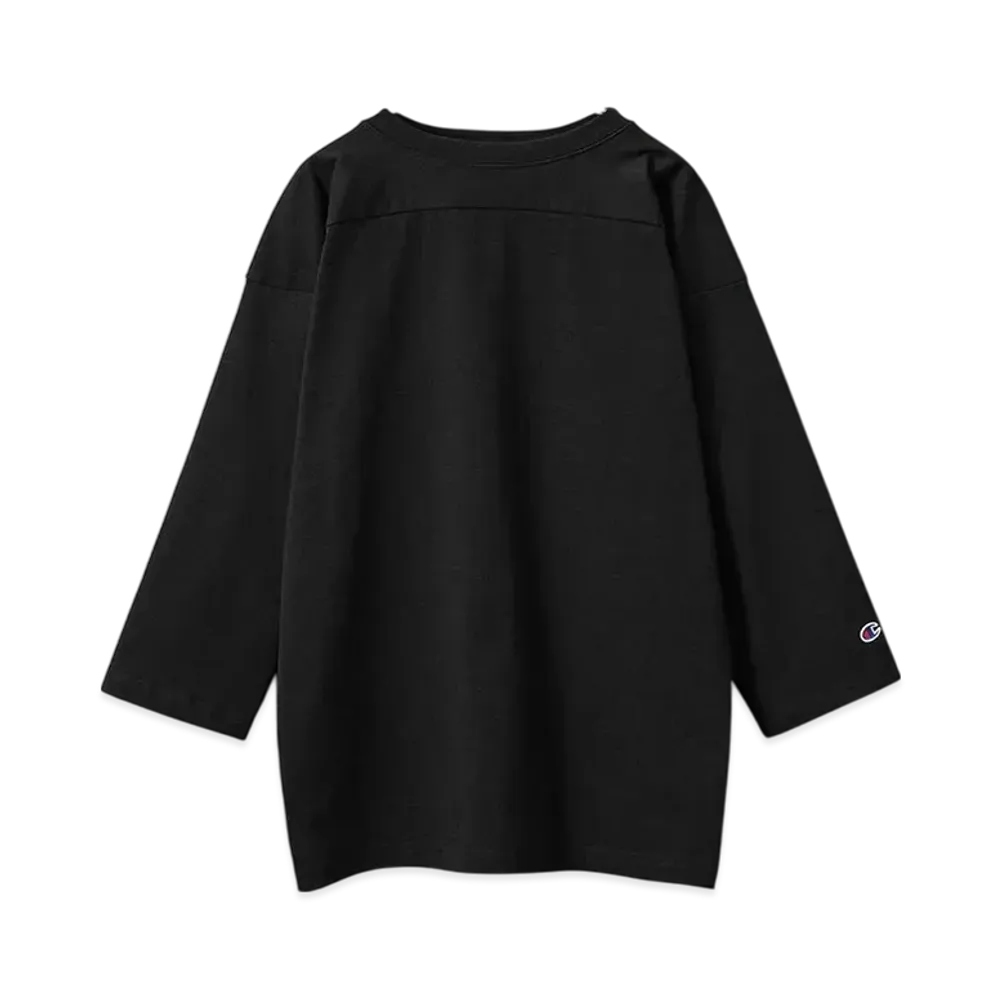 Champion 3/4 Sleeve Football T-Shirt "Black"