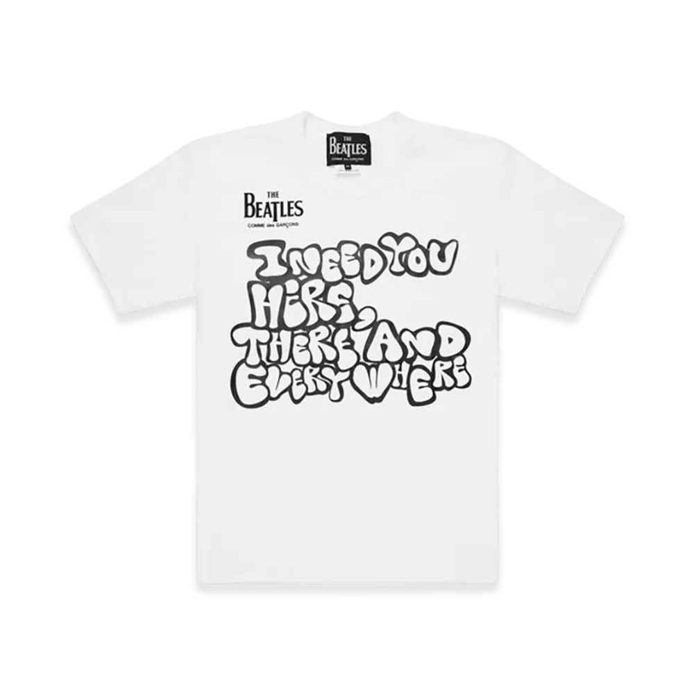 COMME des GARCONS x The Beatles T-Shirt "White"