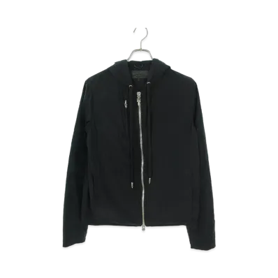 Chrome Hearts Hooded Dagger Zip Nylon Down Jacket "Black"