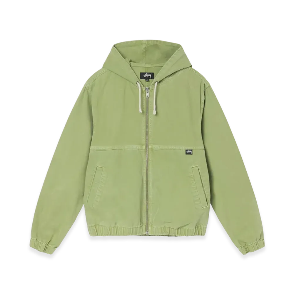 Stussy Stone Washed Work Jacket "Lime"