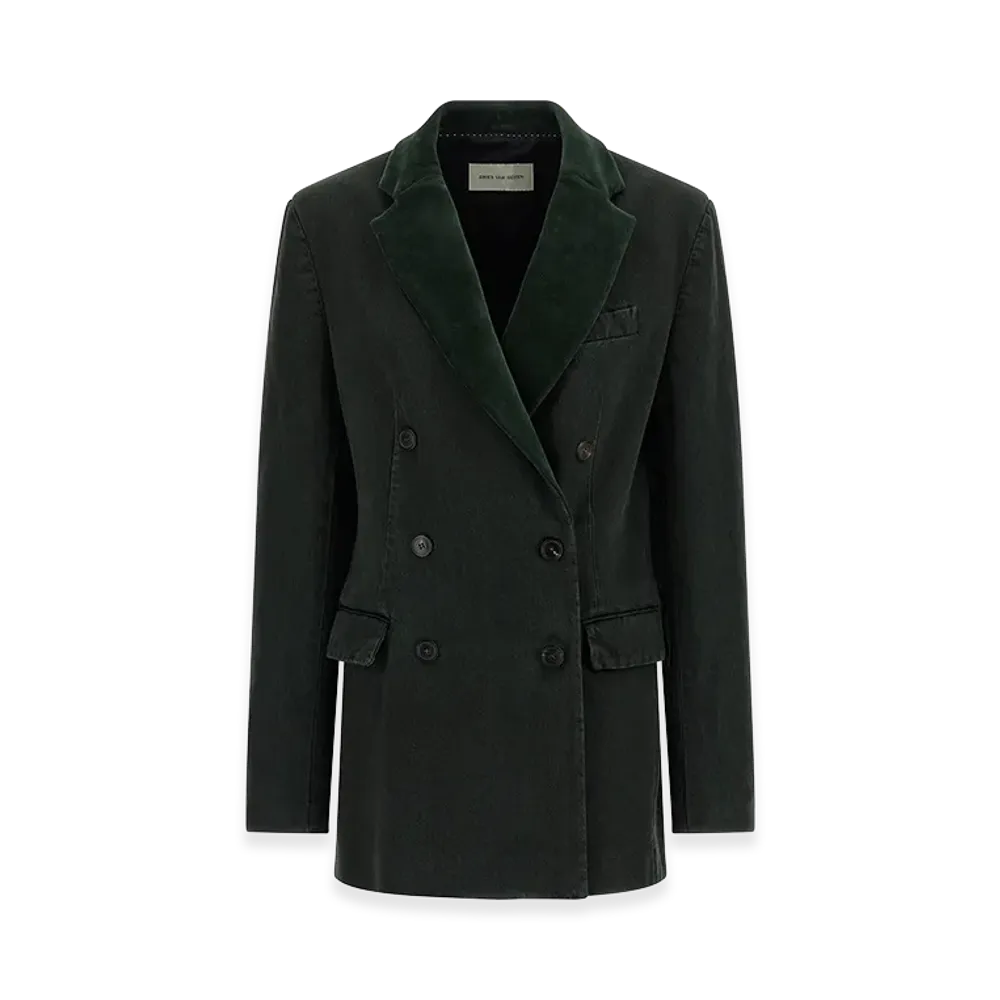 DRIES VAN NOTEN Women's 'Befya' Blazer "Green"