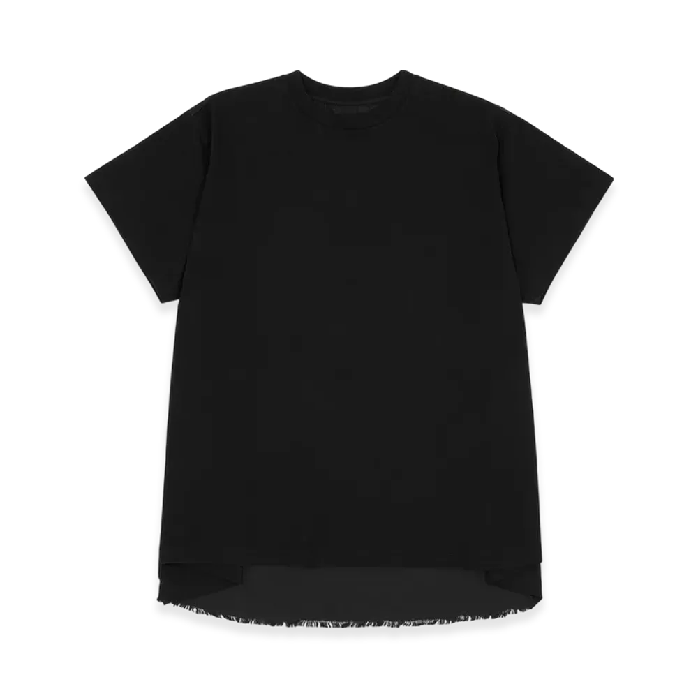 MM6 Maison Margiela Women's Crew Neck T-Shirt "Black"