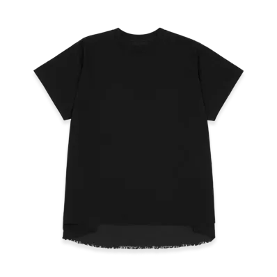 MM6 Maison Margiela Women's Crew Neck T-Shirt "Black"