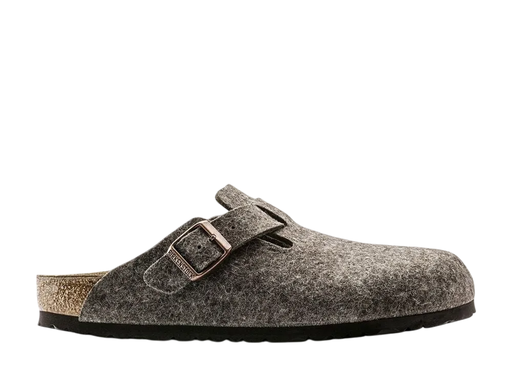 BIRKENSTOCK Boston Wool Felt "Cacao"