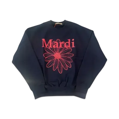 Mardi Mercredi Sweatshirt Flowermardi "Navy Violet"
