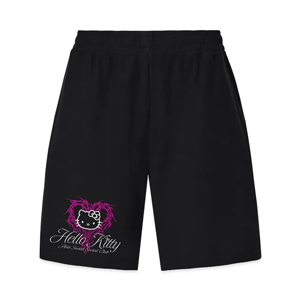ANTI SOCIAL SOCIAL CLUB x Hello Kitty Love Shorts "Black"