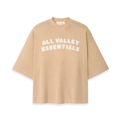 FEAR OF GOD ESSENTIALS Women's Sport Mesh Merch Tee "Ginger"