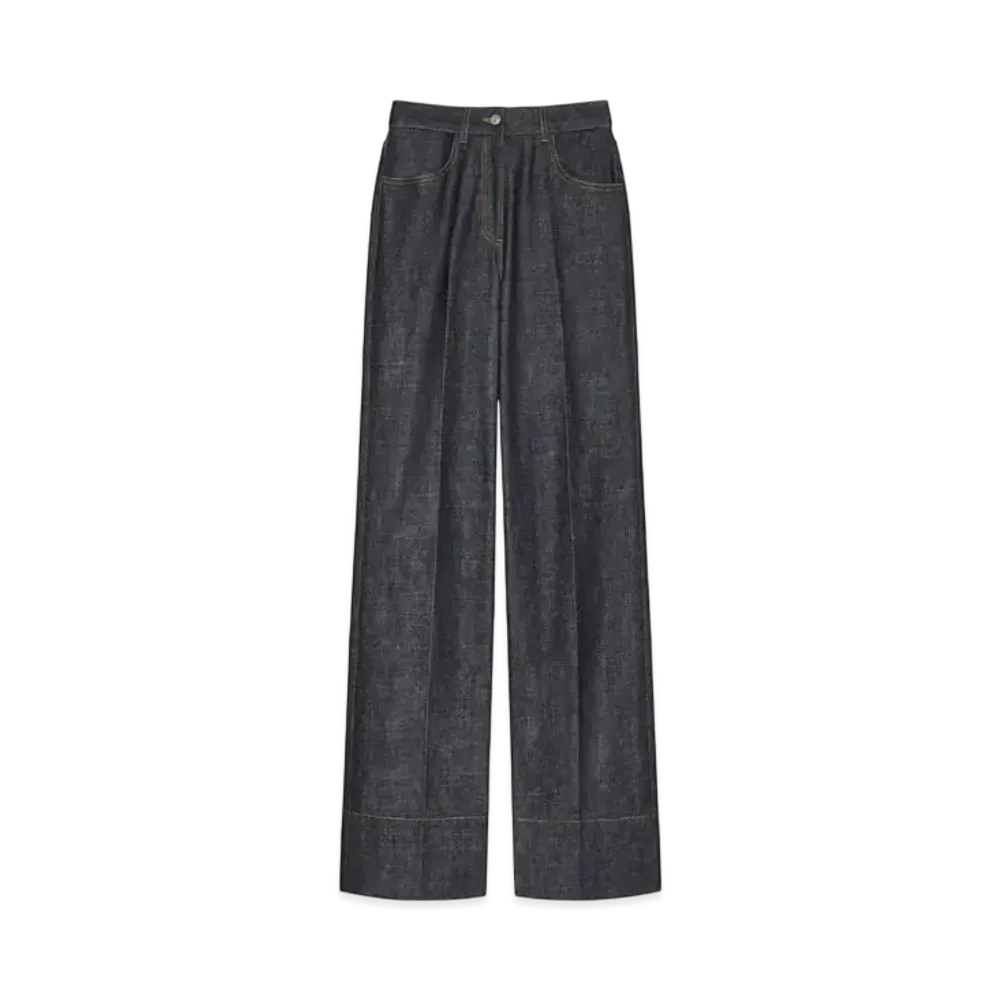 GIVENCHY Straight Jeans In Denim "Dark Blue"