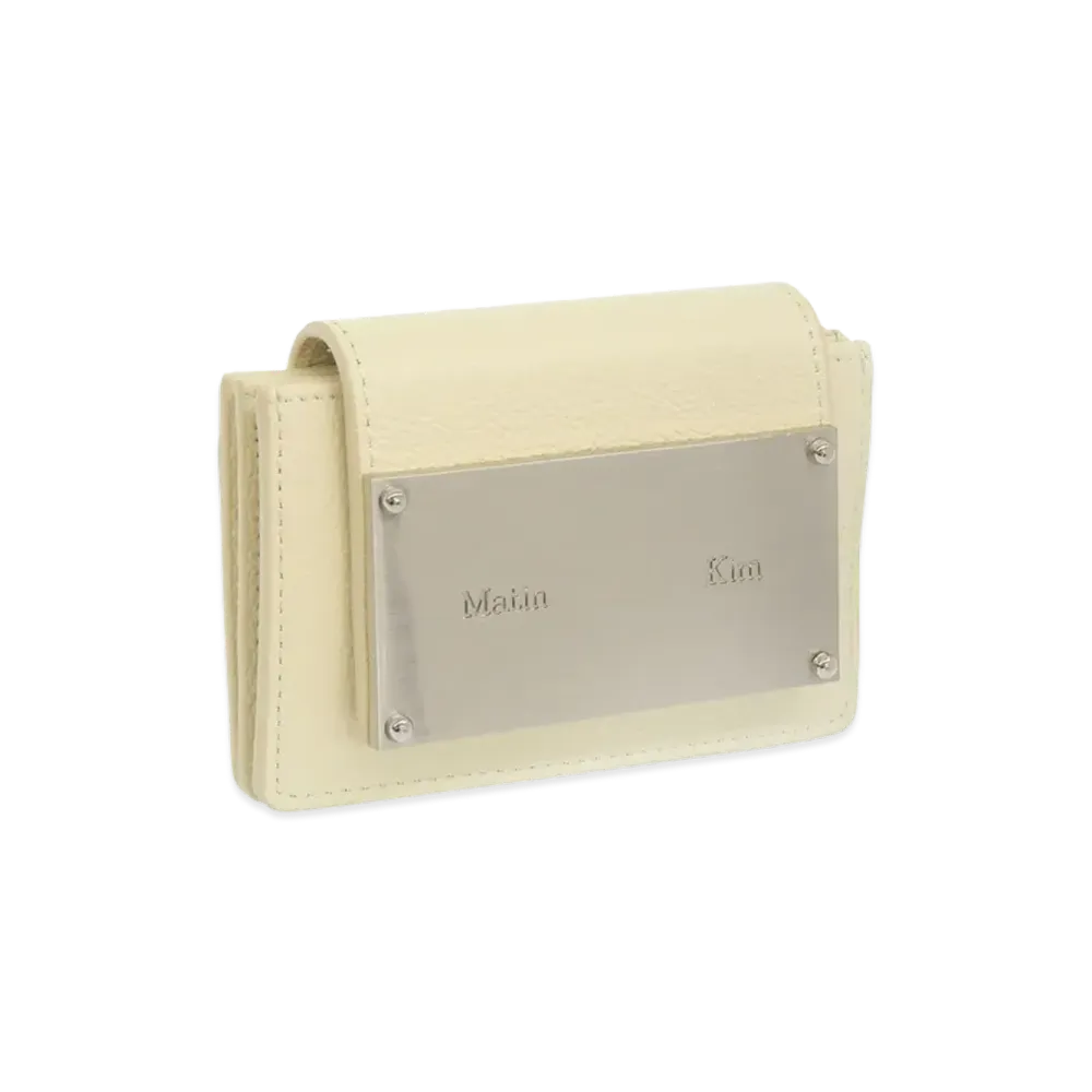 Matin Kim Women's Card Case Accordion Wallet "White"