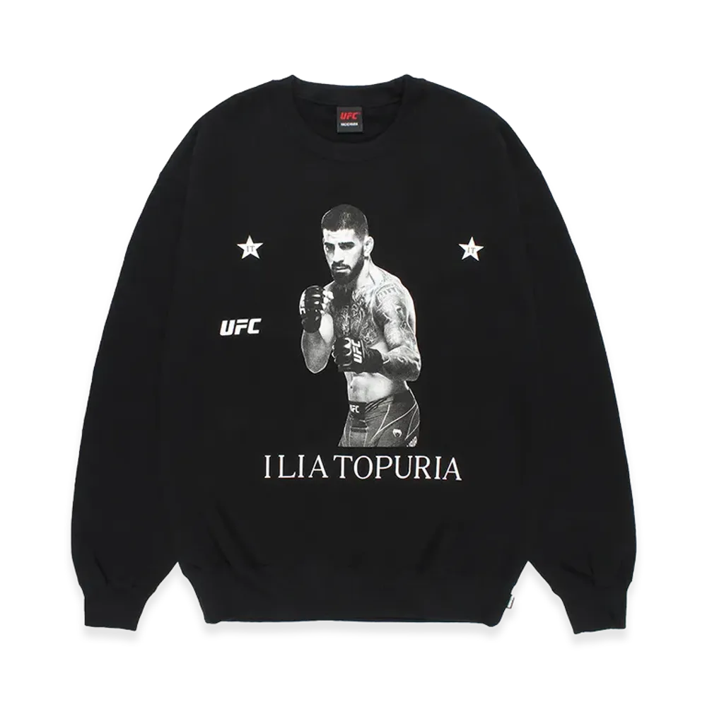 WACKO MARIA x UFC Heavy Weight Sweat Shirt "Black"