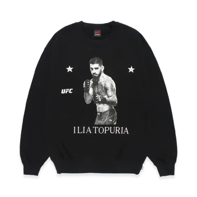 WACKO MARIA x UFC Heavy Weight Sweat Shirt "Black"