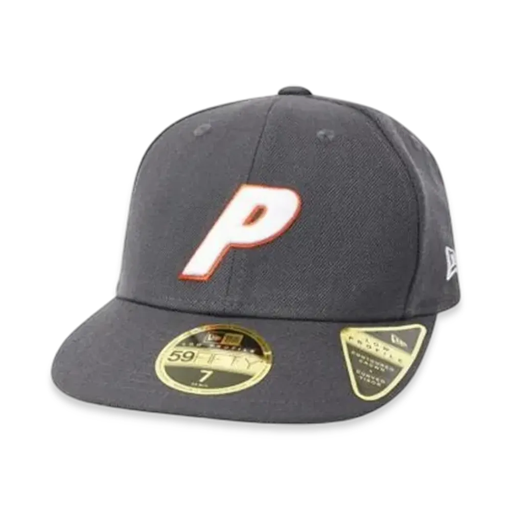 PALACE x New Era Cap 6 Panel Stadium "Grey"