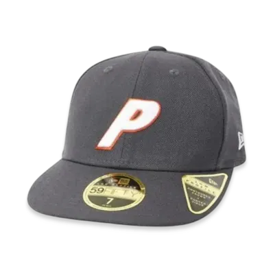PALACE x New Era Cap 6 Panel Stadium "Grey"