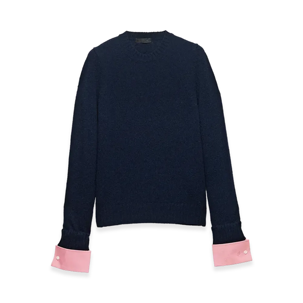 PRADA Sweaters "Navy Blue"