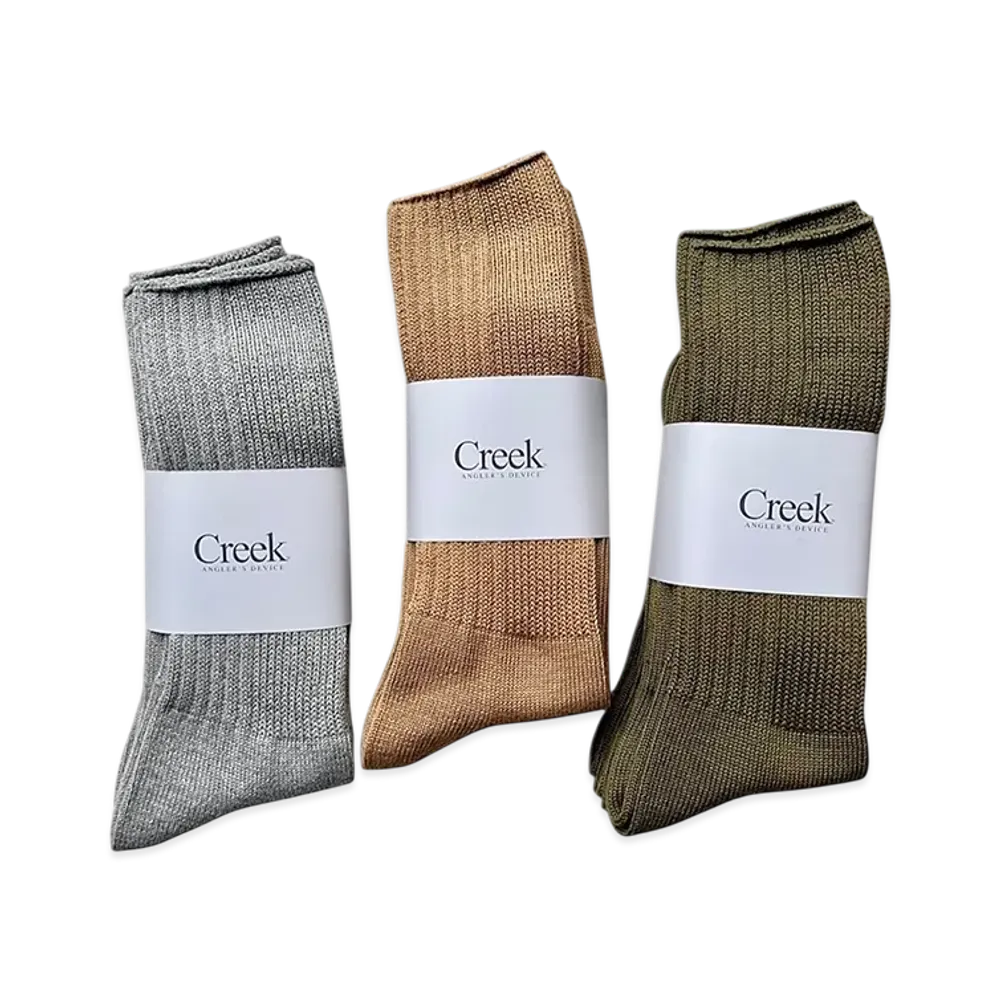 Creek Angler's Device Socks (Set of 3) "Multi"