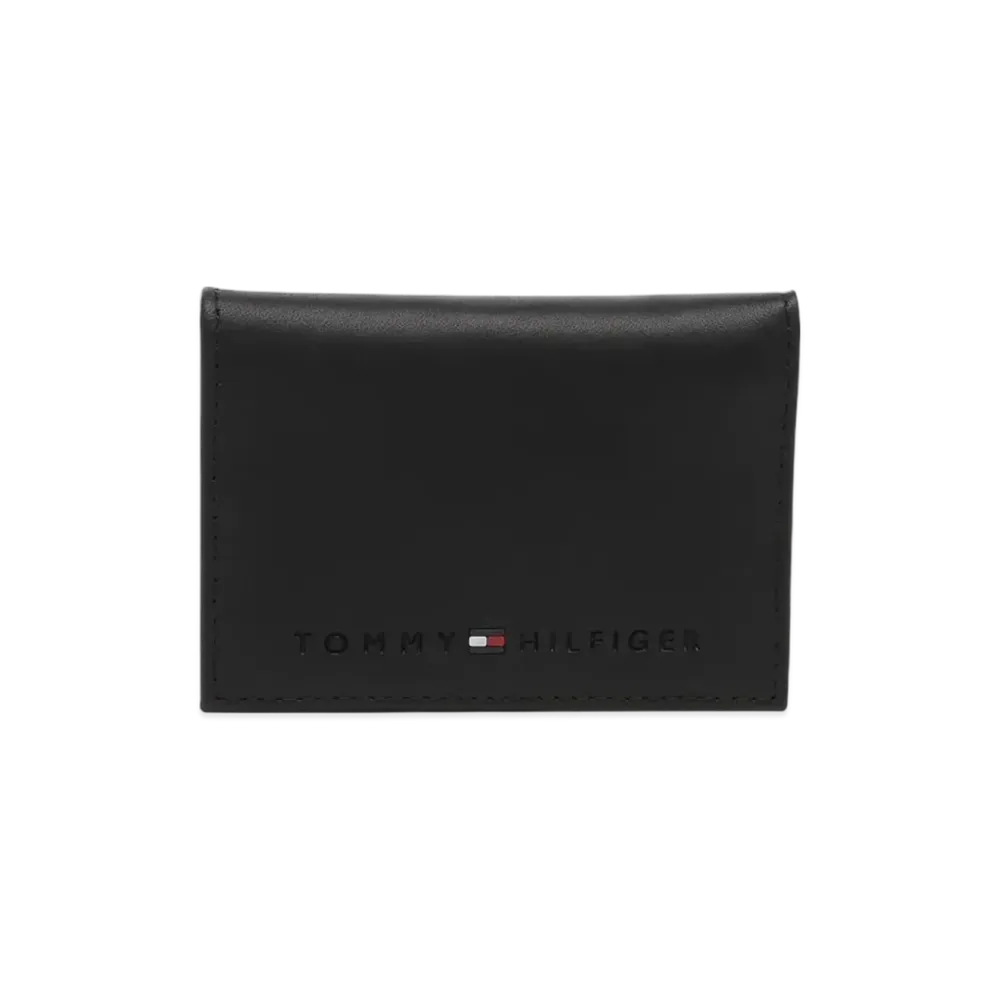 TOMMY HILFIGER Wellesley Card Case "Black"