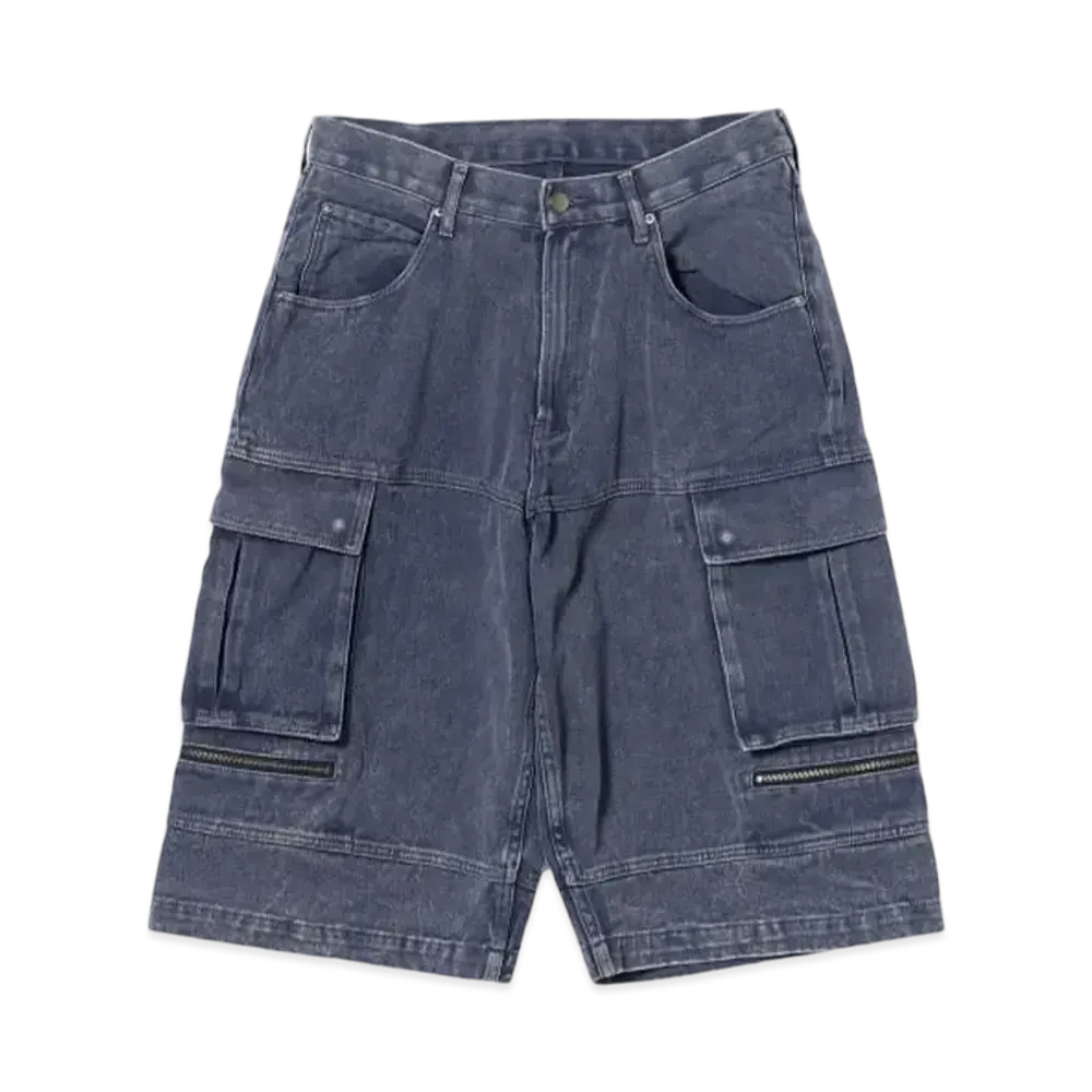 BEAMS Fade Cargo Pants "Blue"