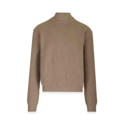Rick Owens Turtleneck Sweater "Beige"