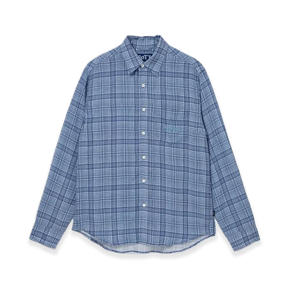 BoTT Classic Printed Shirt "Light Blue"