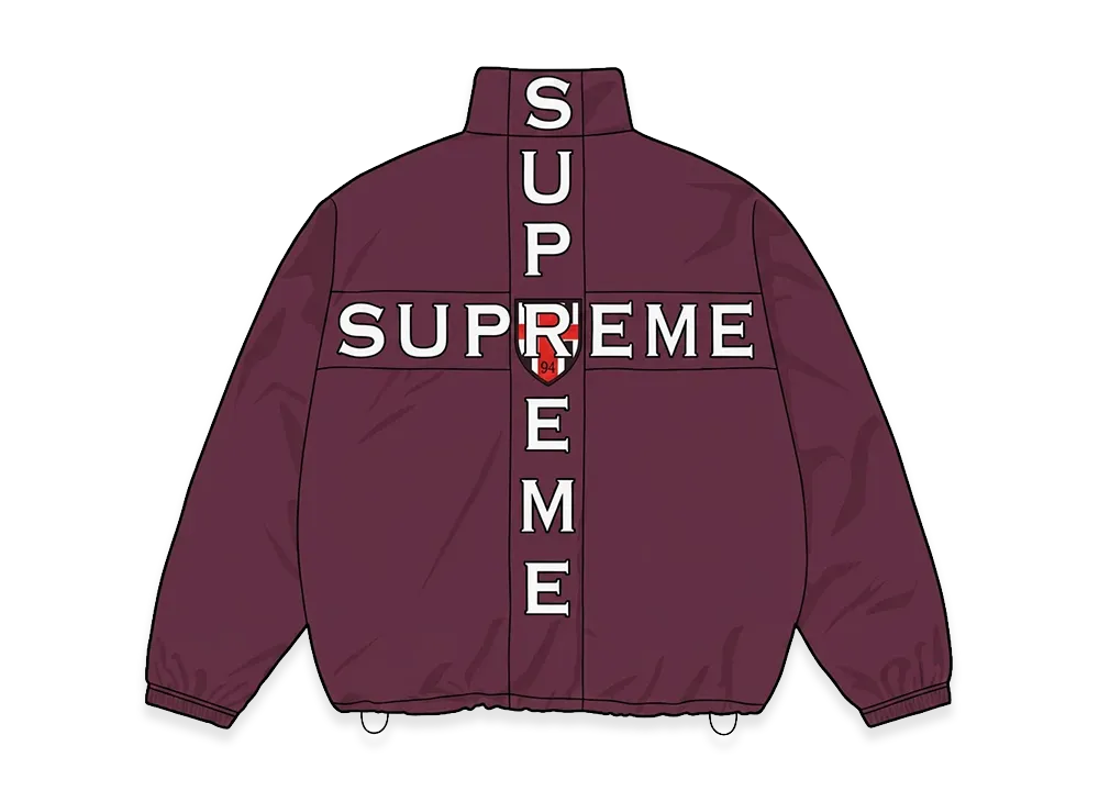 Supreme Cross Track Jacket "Plum"