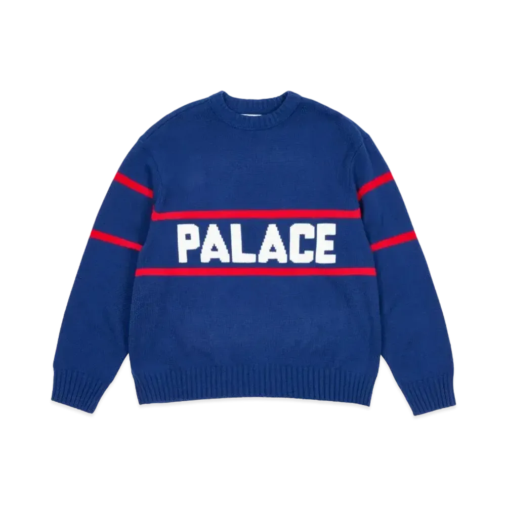 PALACE Blocky Knit "Blue"