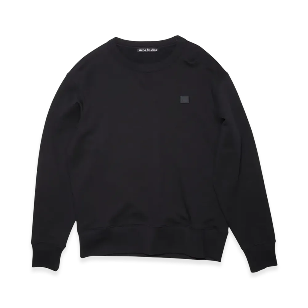 Acne Studios Fairview Face Crewneck Sweatshirt "Black"