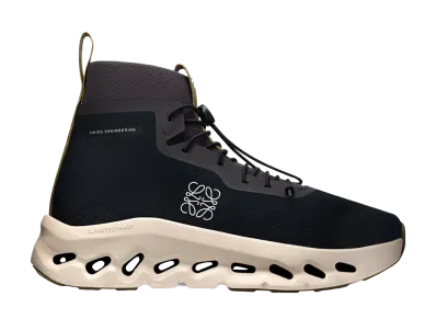 LOEWE × On Women's Cloudtilt Hi "Black/Oatmeal/Olive"