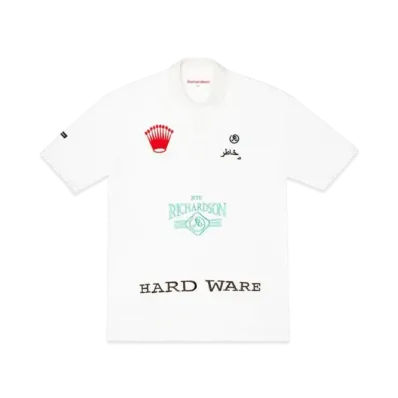 Richardson Hardware Embroidered Polo "White"
