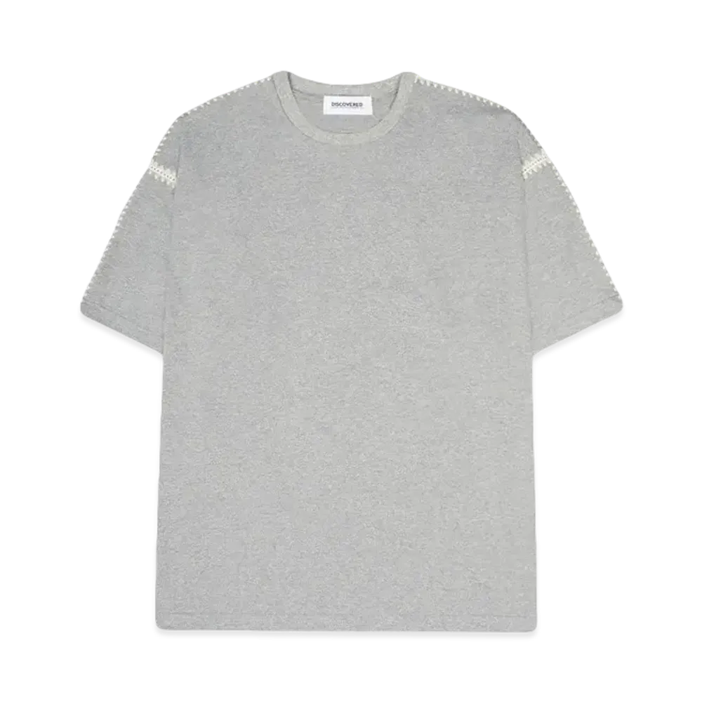 DISCOVERED SHELL STITCH S/S CUTSEWN "GRAY"