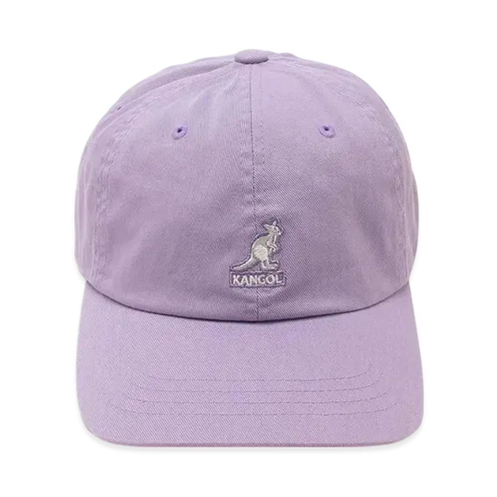 Kangol Washed Baseball Low Cap "Purple"