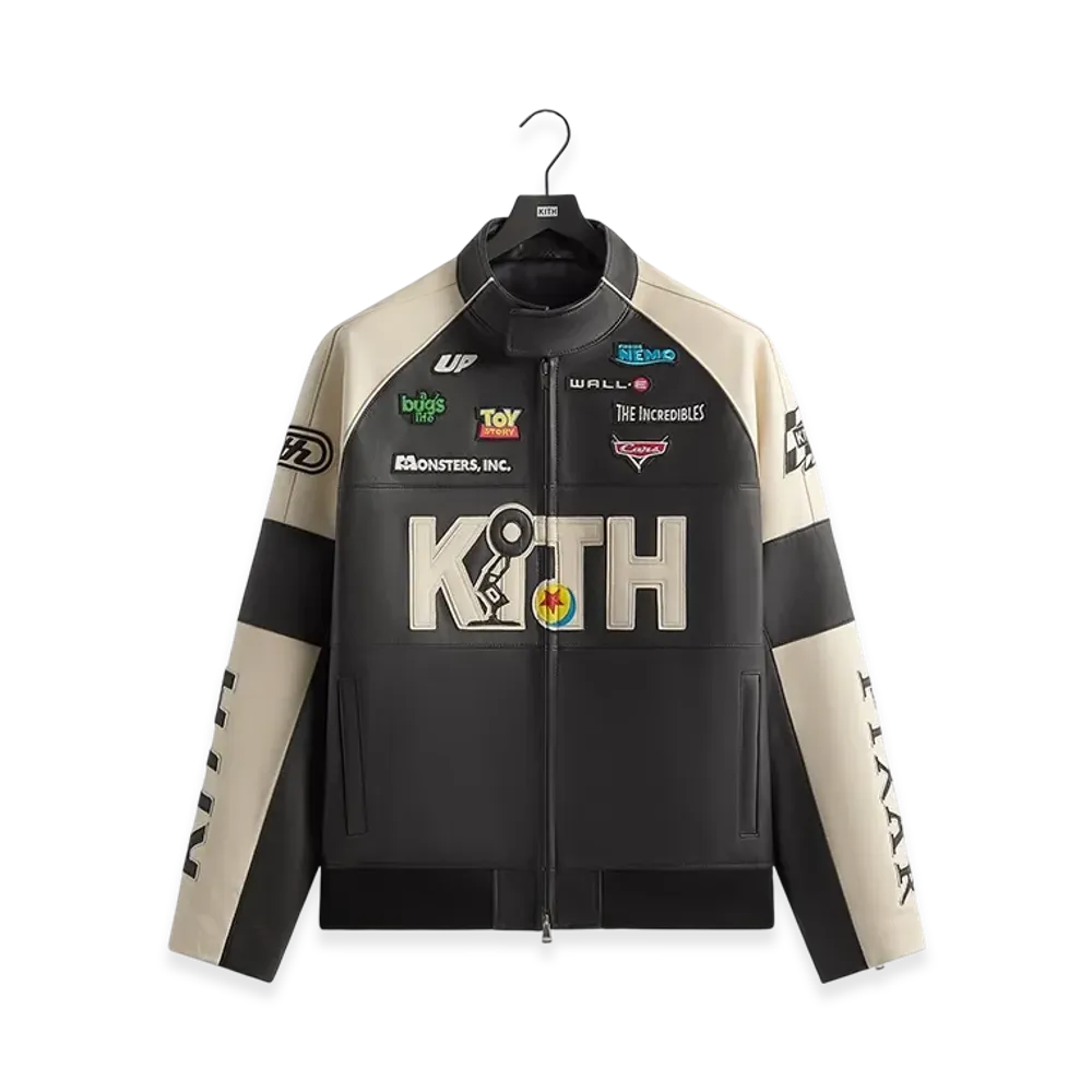 Kith x Disney Pixar Dejan Leather Jacket "Black"