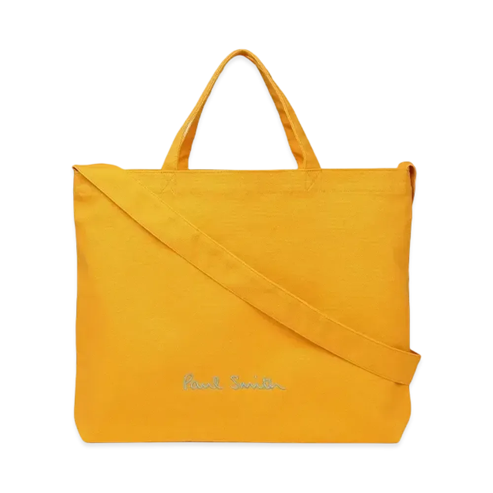 Paul Smith Logo Pop Color Tote Bag "Yellow"