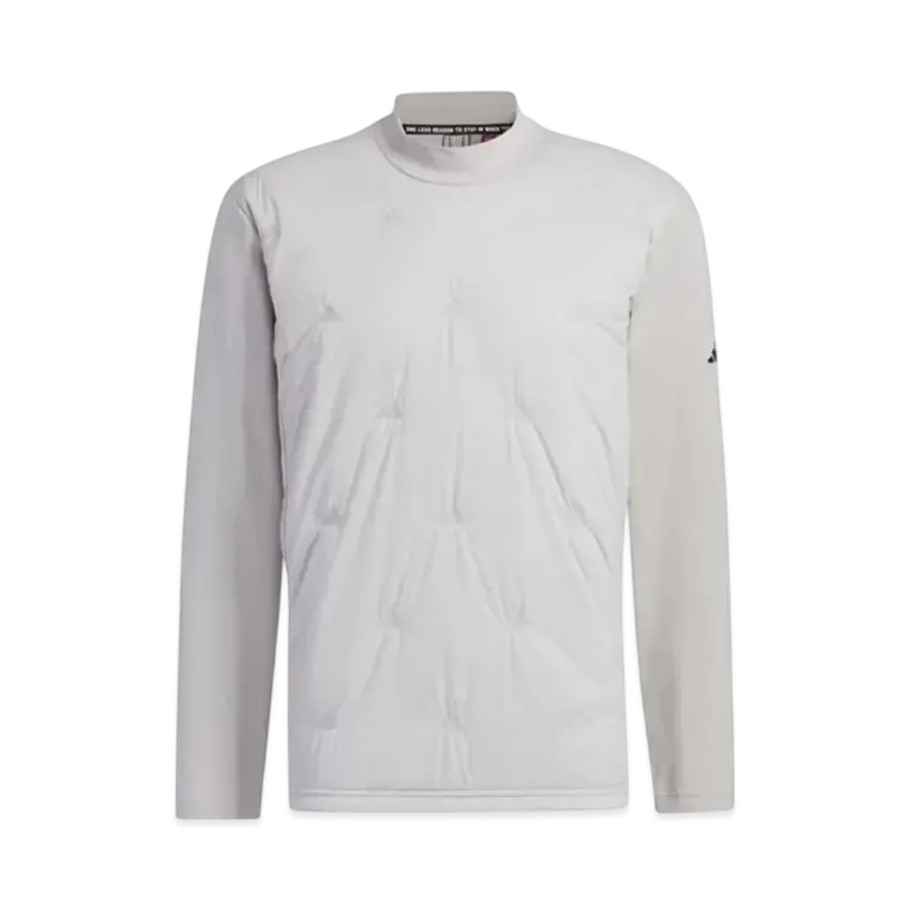 adidas Frost Guard Thermal Quilt Combination Mockneck Long Sleeve Shirt "Grey Two"