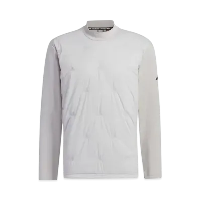 adidas Frost Guard Thermal Quilt Combination Mockneck Long Sleeve Shirt "Grey Two"