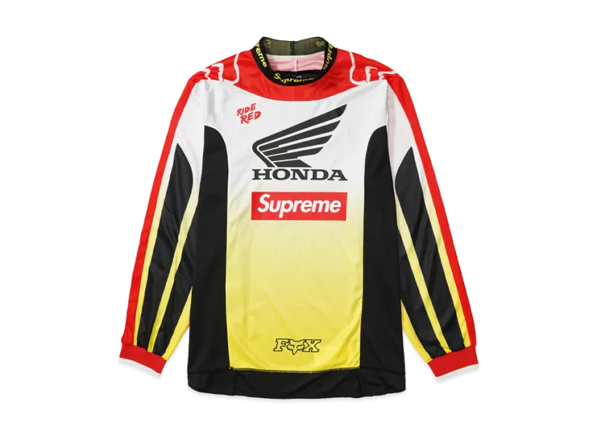 Supreme x Honda/ Fox Racing Moto Jersey Top Supreme x Honda/ Fox Racing Moto Jersey Top