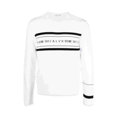 1017 ALYX 9SM Logo Crew Neck Jumper "White"