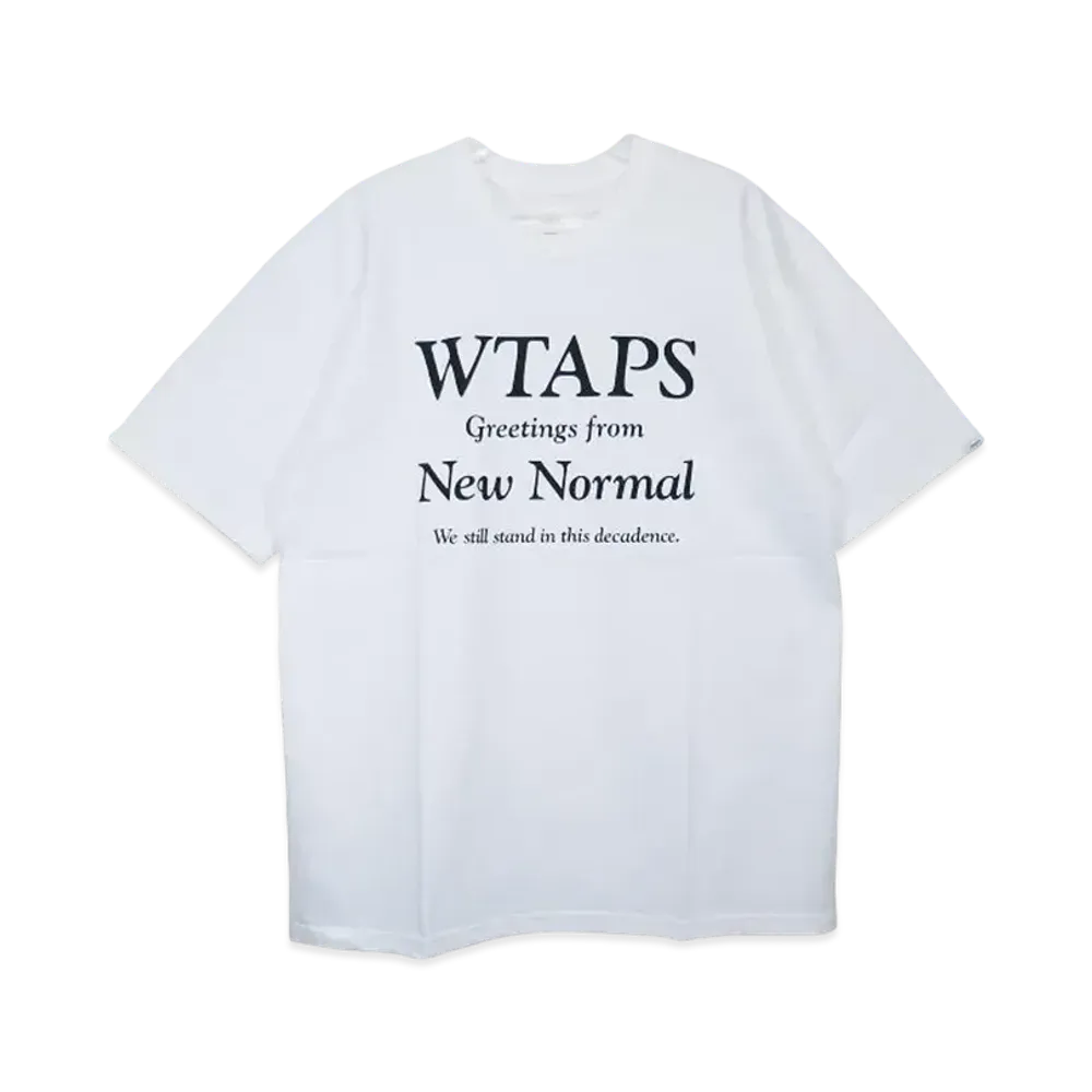 WTAPS 20SS New Normal SS Tee "White"