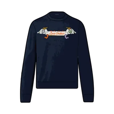Louis Vuitton x NIGO GRAPHIC CREWNECK "Navy"