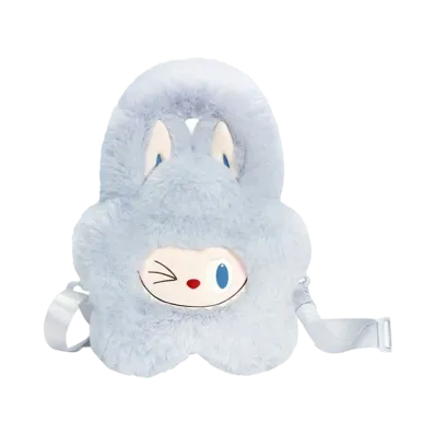 POP MART THE MONSTERS (LABUBU) Classic Series Plush Flower Bag Blue