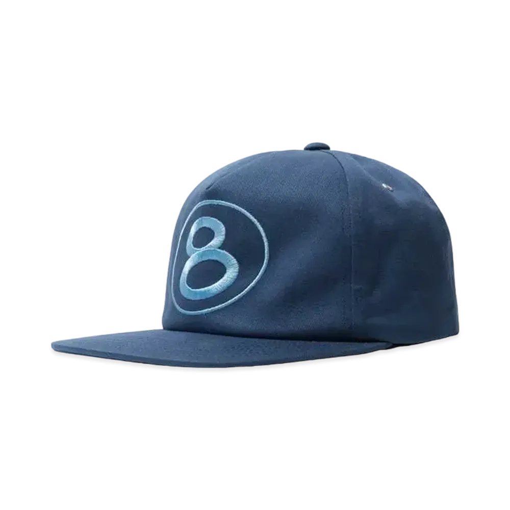 Stussy NUMBER 8 CAP "Navy"