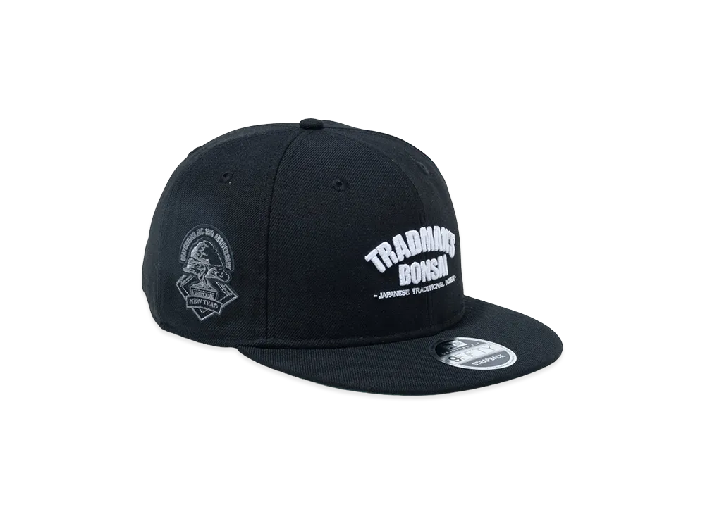 NEW ERA x TRADMAN’S BONSAI 9Fifty Original Fit Soft Buckram "Black"