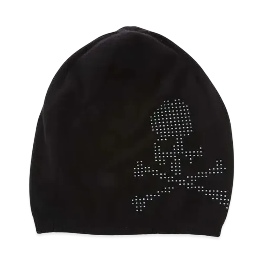 mastermind WORLD Baby Cashmere Beaded Beanie "Black"