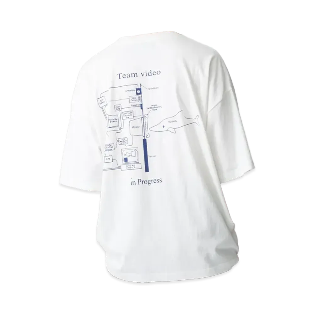 Ron Herman x TEAM Graphic Tee (No.2) "White"