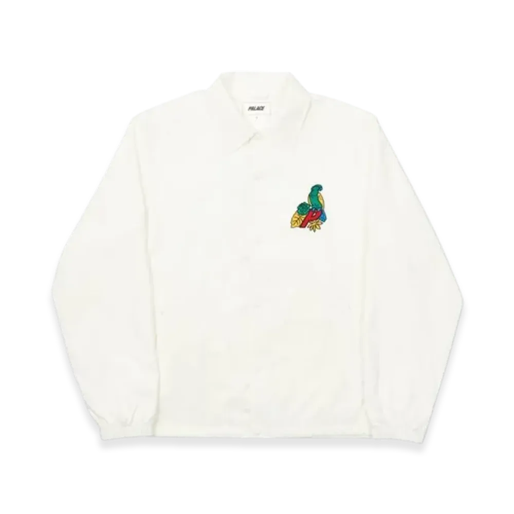 PALACE Parrot Palace-3 Coach Jacket "White"