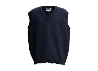COMME des GARCONS CDG Oversized Pullover Vest "Navy"